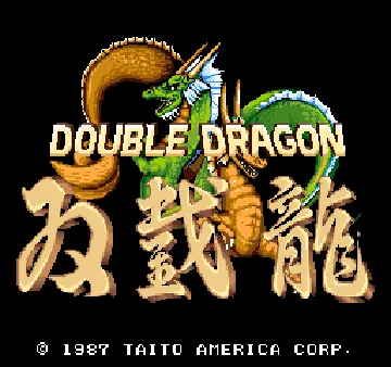 Double Dragon (bootleg) screen shot title